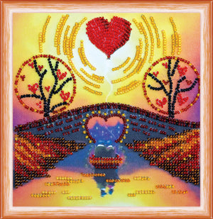 Bead Embroidery Kit Mini Bead embroidery kit Unforgettable evening