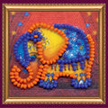 Magnets Bead Embroidery Kit Mini Magnets Bead embroidery kit Orange elephant