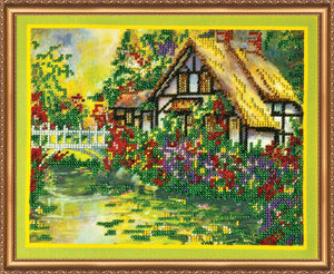 Bead Embroidery Kit Main Bead Embroidery Kit The old bridge