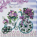 Bead Embroidery Kit Mid-sized bead embroidery kit Romantic garden