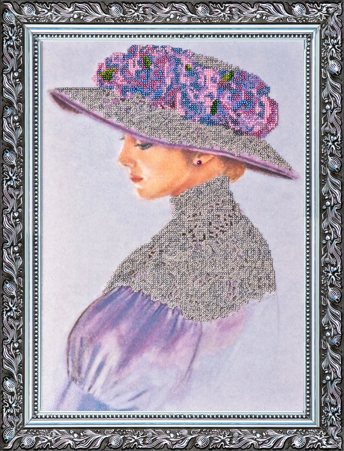 Bead Embroidery Kit Main Bead Embroidery kit Violet