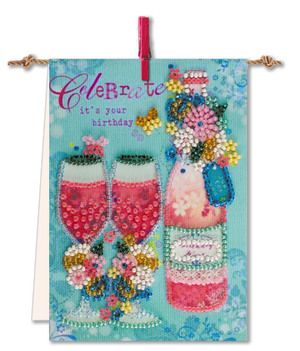 Pennant Bead Embroidery Kit Pennant-kit Bead Embroidery Lover's shot