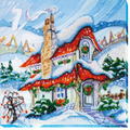 Bead Embroidery Kit Main Bead Embroidery Kit Fabulous winter - 2