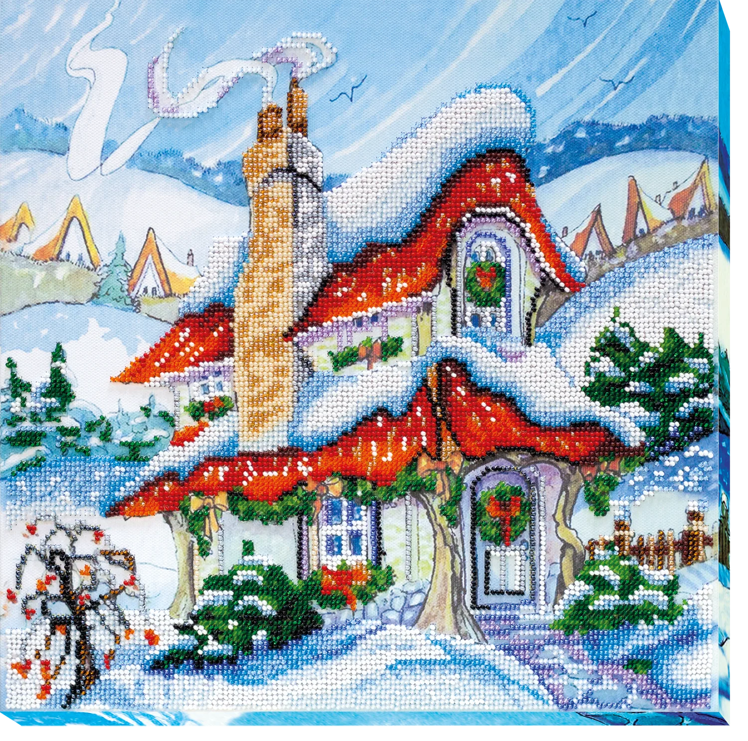 Bead Embroidery Kit Main Bead Embroidery Kit Fabulous winter - 2
