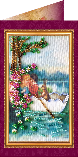 Postcards Bead Embroidery Kit Postcard Bead embroidery kit Easter – 10