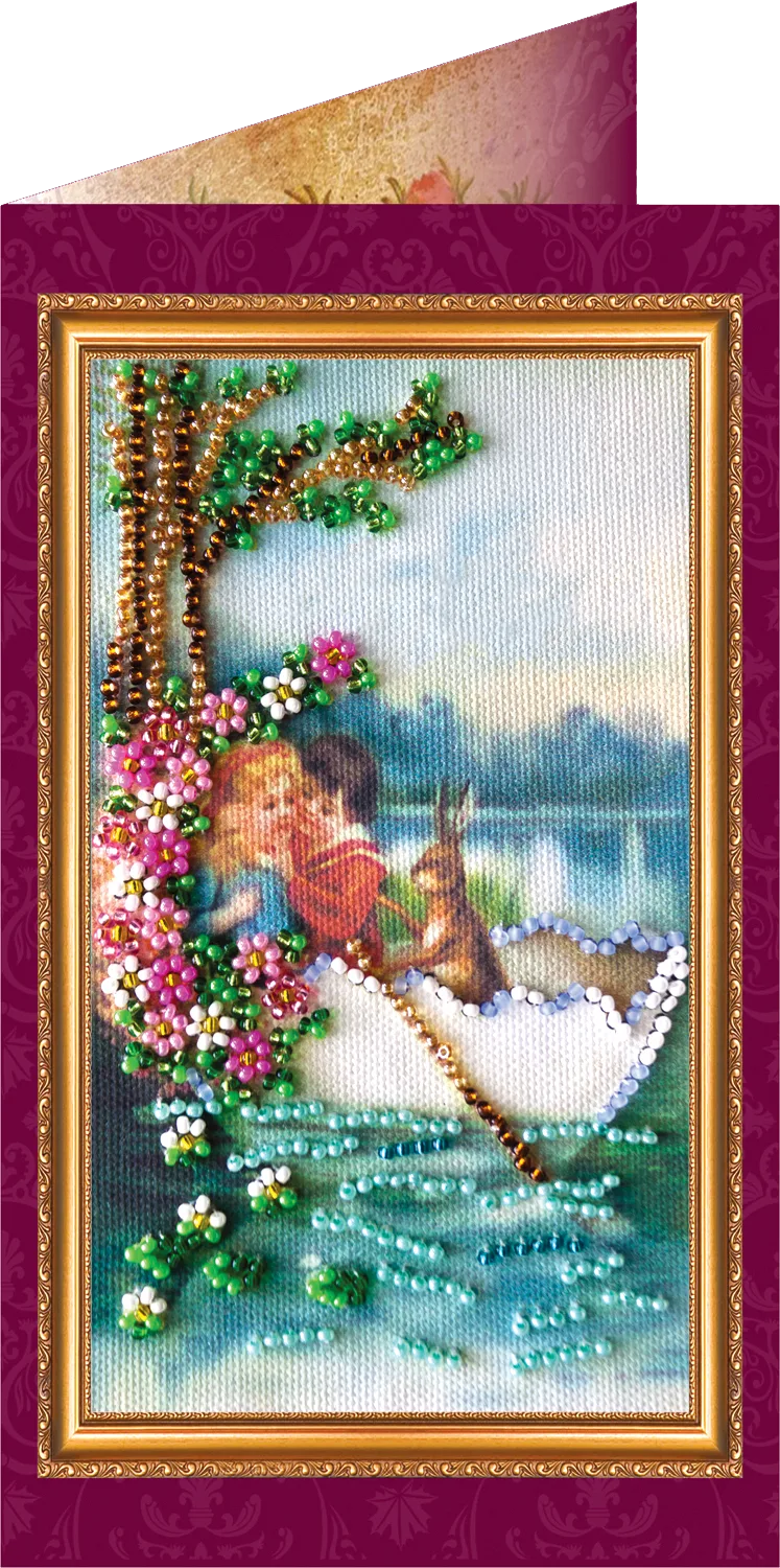 Postcards Bead Embroidery Kit Postcard Bead embroidery kit Easter – 10