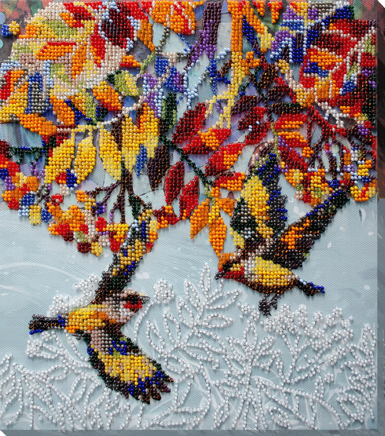Bead Embroidery Kit Main Bead Embroidery Kit Under the viburnum