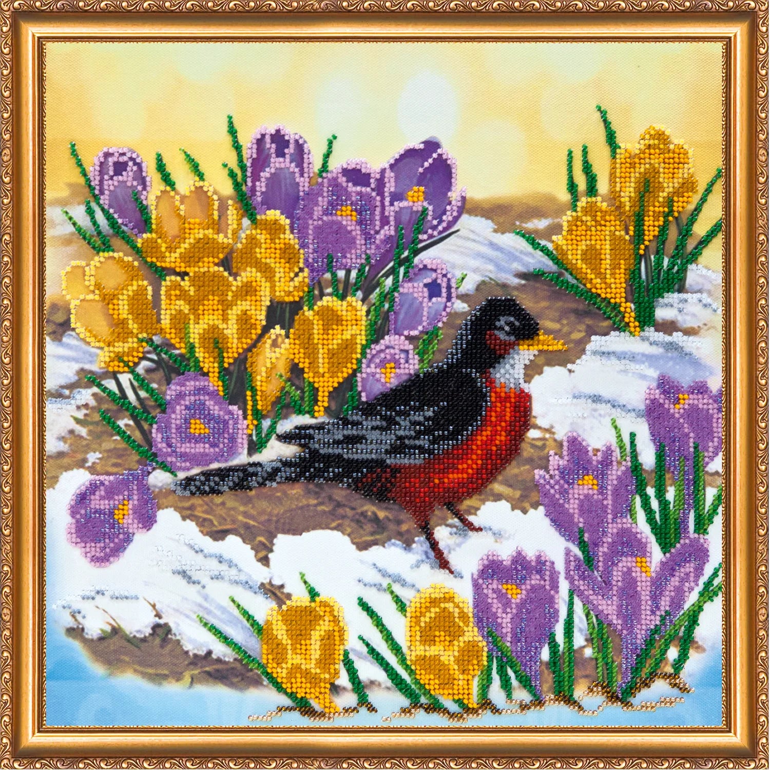 Bead Embroidery Kit Main Bead Embroidery Kit Primrose