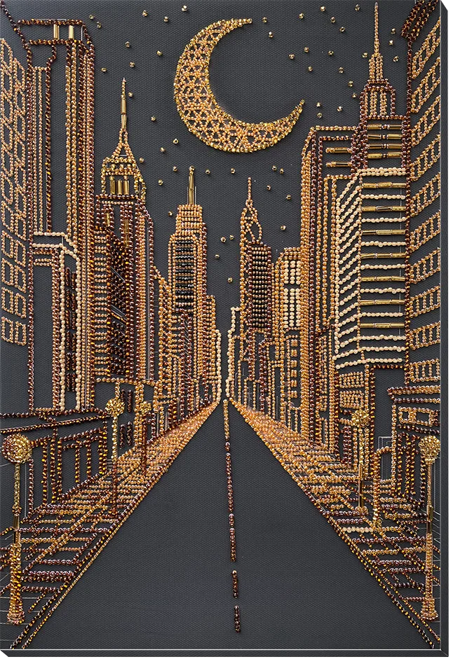 Bead Embroidery Kit Main Bead Embroidery Kit City of dreams