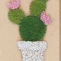 String Art Kit Creative Kit/String Art Cactus