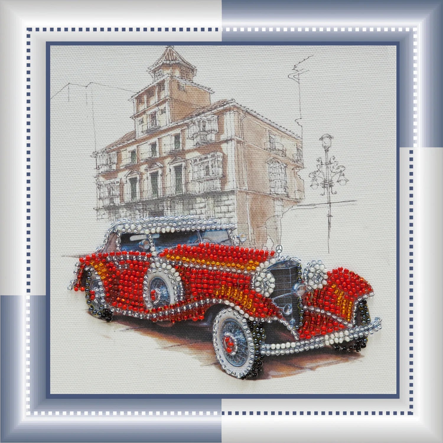 Bead Embroidery Kit Mini Bead embroidery kit Mersedes-500k