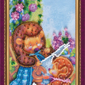 Postcards Bead Embroidery Kit Dear Grandpa – 1