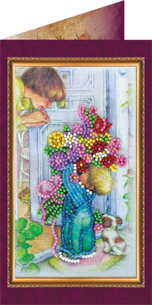Postcards Bead Embroidery Kit Postcard Bead embroidery kit Dear Mama – 2