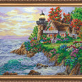 Bead Embroidery Kit Main Bead Embroidery Kit House by the sea