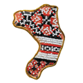 Magnets Bead Embroidery Kit Kits for embroidery with beads magnets "Map of Ukraine" Rivne region