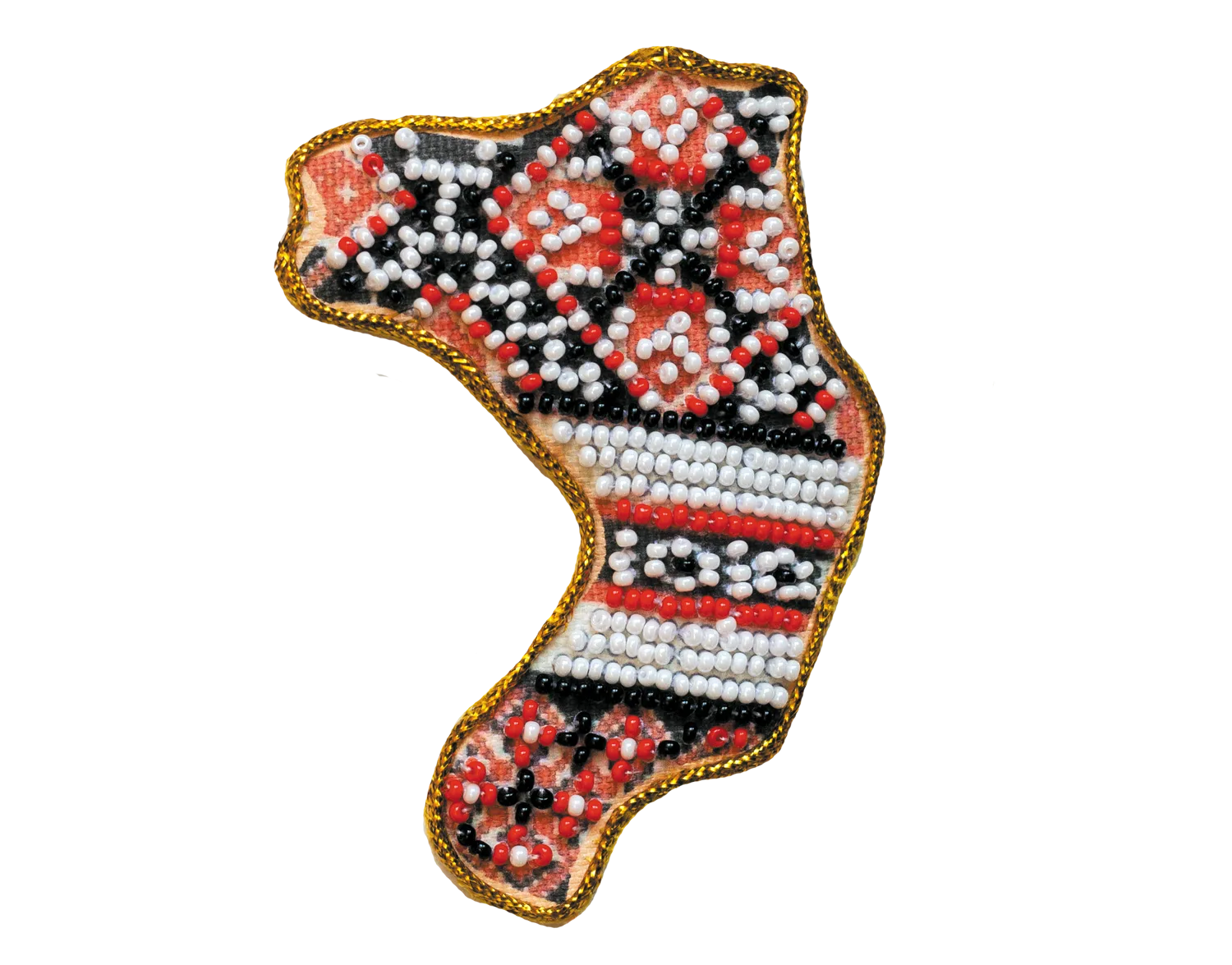 Magnets Bead Embroidery Kit Kits for embroidery with beads magnets "Map of Ukraine" Rivne region