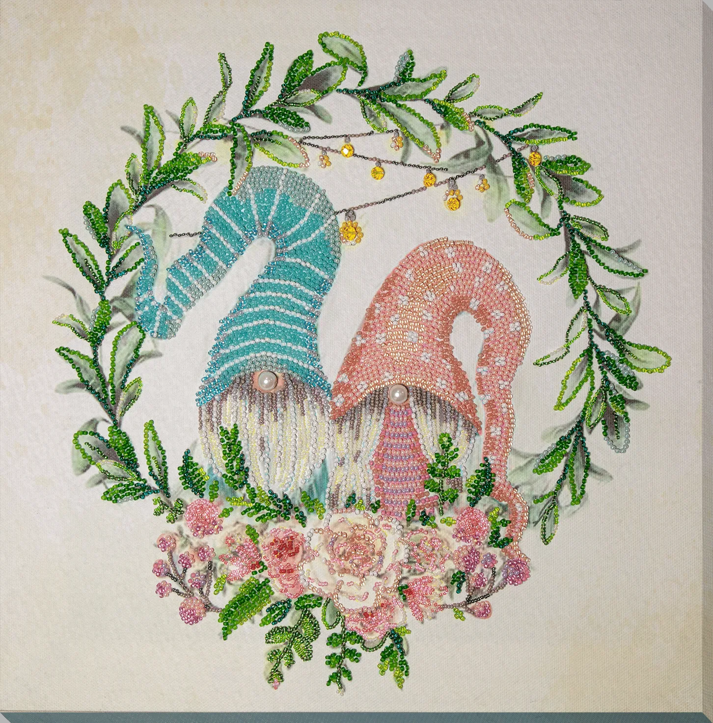 Bead Embroidery Kit Main Bead Embroidery Kit Charming couple