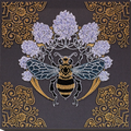 Bead Embroidery Kit Main Bead Embroidery Kit Bee in clover