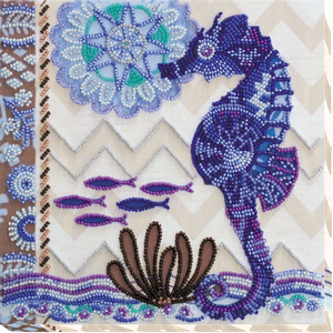 Bead Embroidery Kit Mid-sized bead embroidery kit At the bottom of the sea