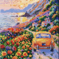 Bead Embroidery Kit Main Bead Embroidery Kit Twilight Over the Sea