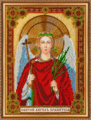 Bead Embroidery Kit Main Bead Embroidery Kit Holy Guardian Angel