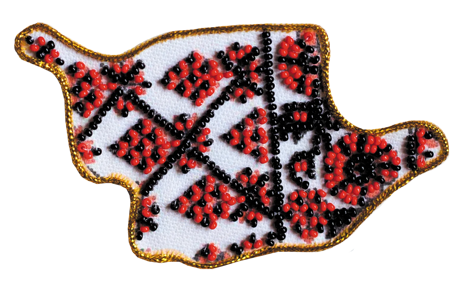 Magnets Bead Embroidery Kit Kits for embroidery with beads magnets "Map of Ukraine" Kirovohrad region