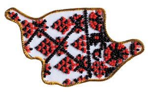 Magnets Bead Embroidery Kit Kits for embroidery with beads magnets "Map of Ukraine" Kirovohrad region