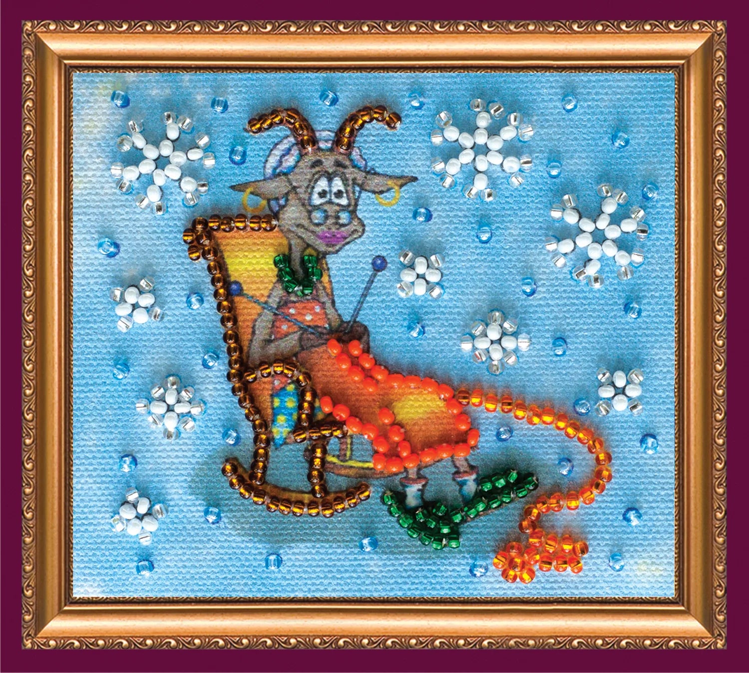 Magnets Bead Embroidery Kit Magnets Bead embroidery kit Goat crocheter