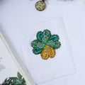 Cross Stitch Kit On Clothes Cross-stitch kits Good luck leaf-1