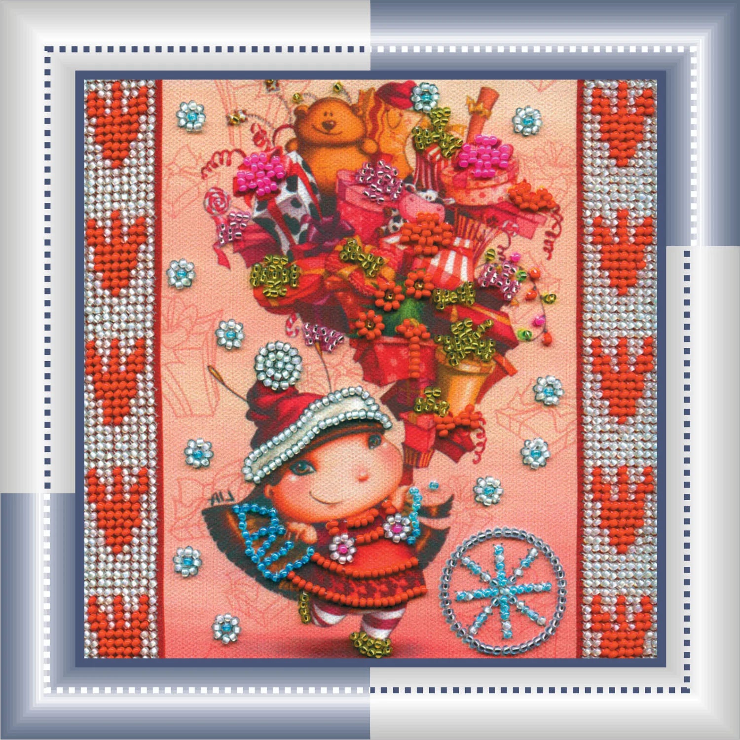 Bead Embroidery Kit Mini Bead embroidery kit Gifts