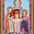 Bead Embroidery Kit Main Bead Embroidery Kit St.Vera, Nadegda, Lubov and their Mother Sophia