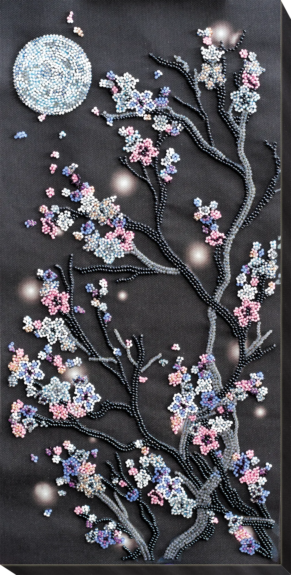 Bead Embroidery Kit Main Bead Embroidery Kit Night sakura
