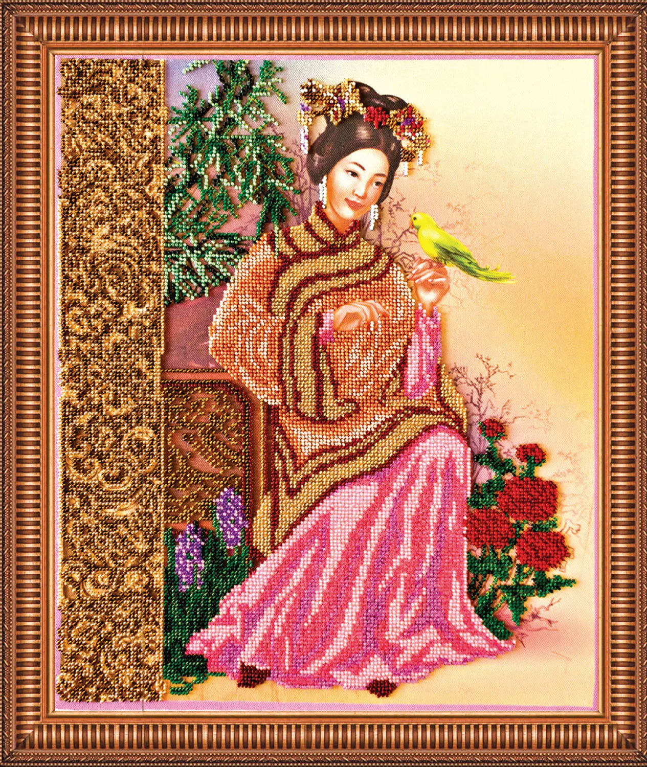 Bead Embroidery Kit Emperor's garden