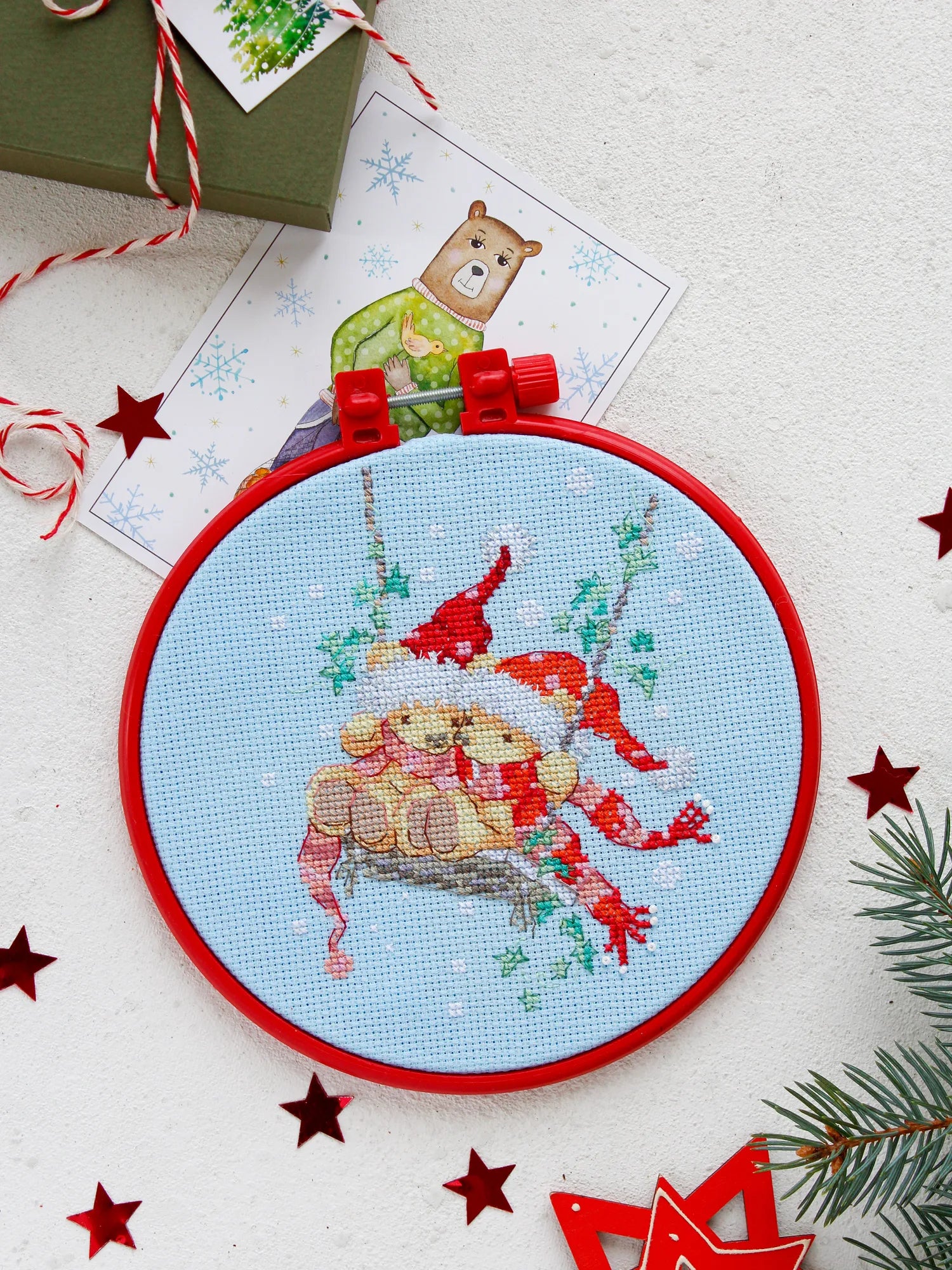 Cross Stitch Kit Cross-stitch kits On the swing
