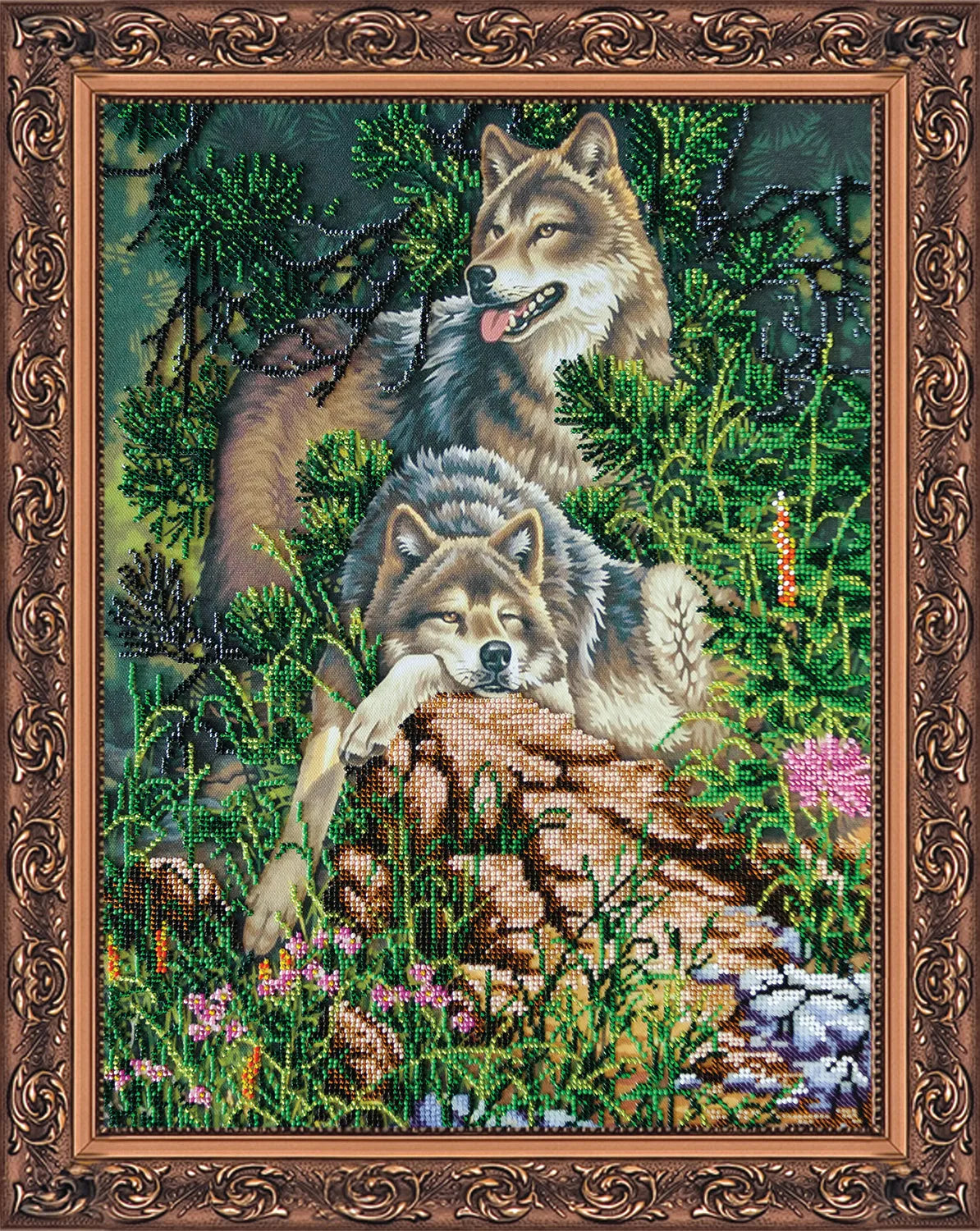 Bead Embroidery Kit Main Bead Embroidery Kit Rest on the rocks