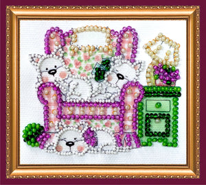 Magnets Bead Embroidery Kit Magnets Bead embroidery kit United friends