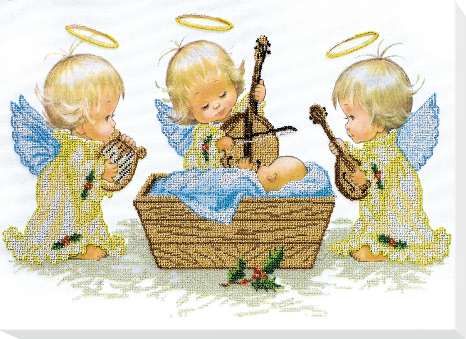 Bead Embroidery Kit Micro Beads Embroidery Kit Lullaby of an angel