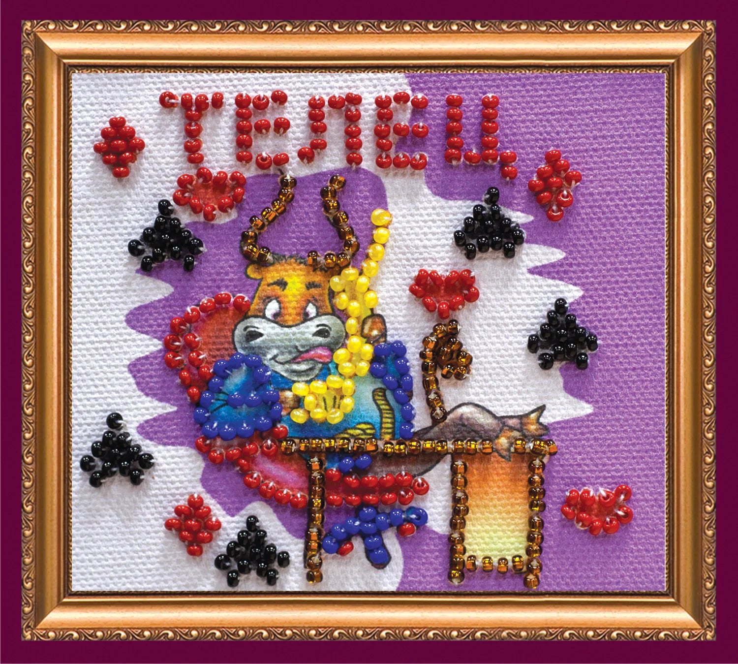 Magnets Bead Embroidery Kit Magnets Bead embroidery kit Taurus