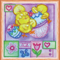 Bead Embroidery Kit Mini Bead embroidery kit Funny chickens