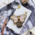 Brooch Embroidery Kit Decoration Golden bee