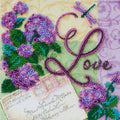 Bead Embroidery Kit Mini Bead embroidery kit Love