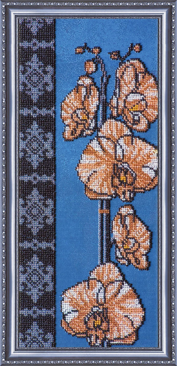 Bead Embroidery Kit Main Bead Embroidery Kit Orchids – 2