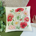 Cross Stitch Kit For Cushion Cross-stitch kits When Poppies Bloom
