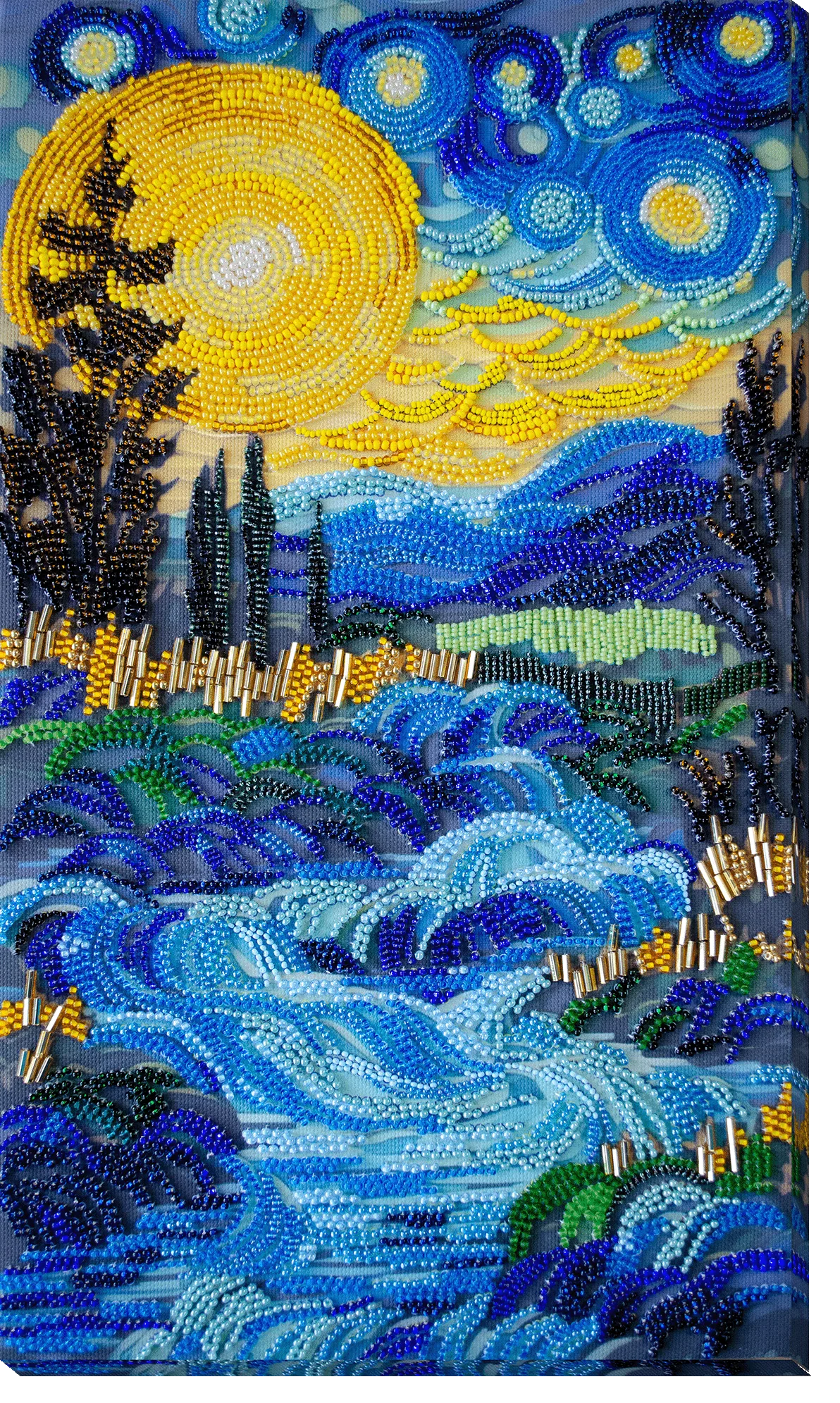 Bead Embroidery Kit Main Bead Embroidery Kit There behind the waterfall