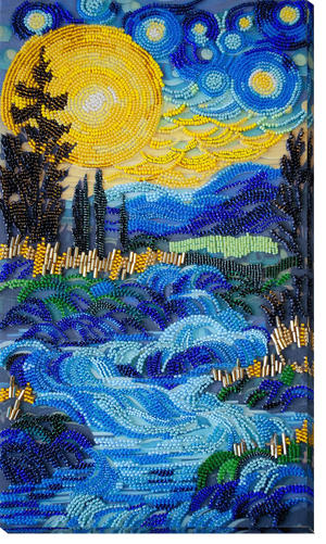 Bead Embroidery Kit Main Bead Embroidery Kit There behind the waterfall
