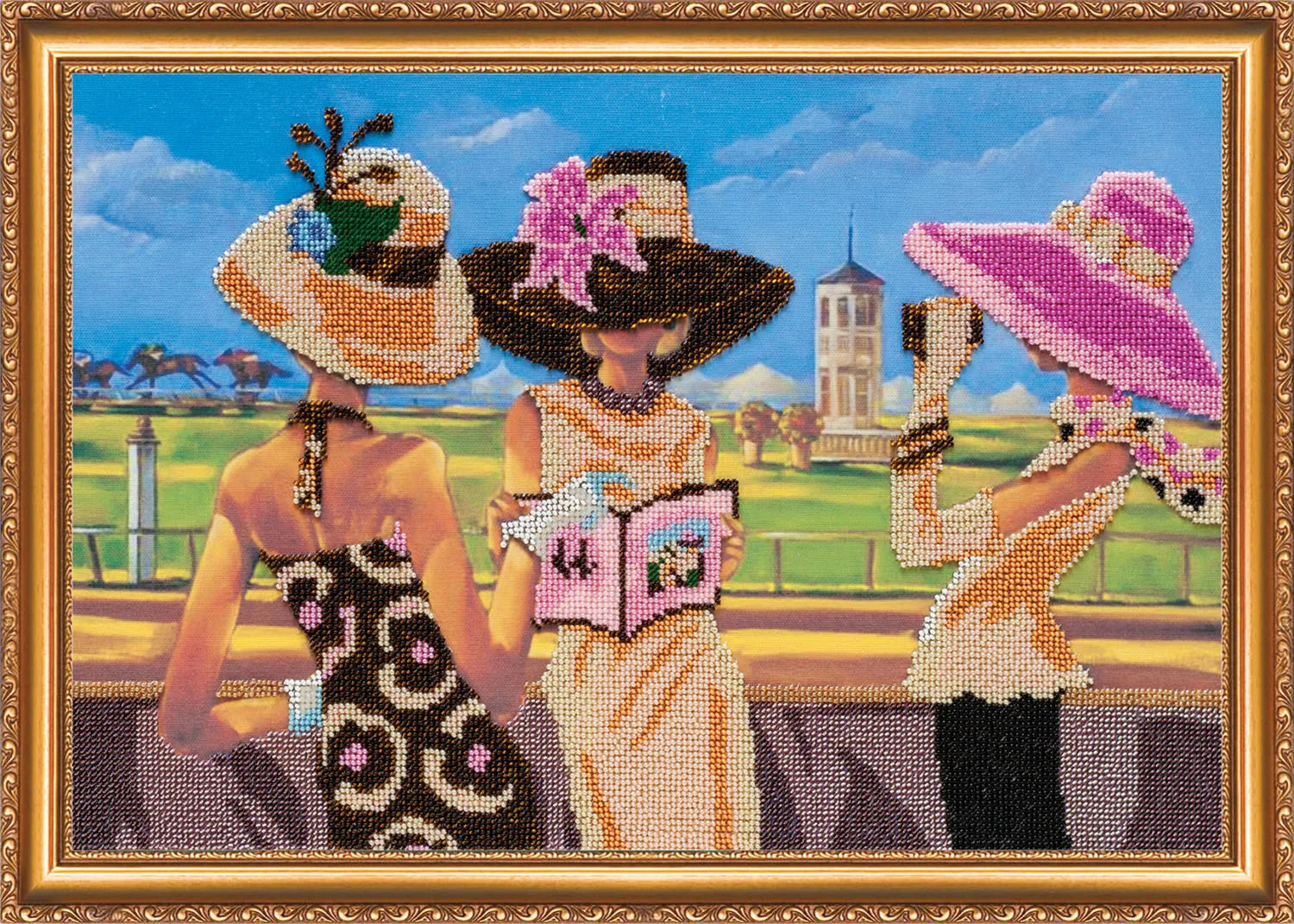 Bead Embroidery Kit At the race track – 2