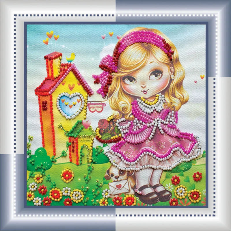 Bead Embroidery Kit Birthday girl