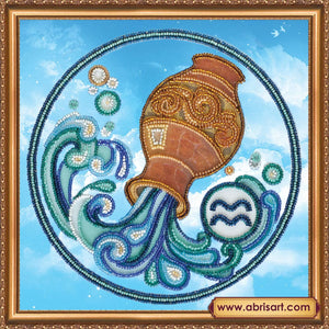 Bead Embroidery Kit Main Bead Embroidery Kit Aquarius