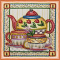Bead Embroidery Kit Mini Bead embroidery kit Tea-party