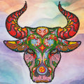 Bead Embroidery Kit Mid-sized bead embroidery kit Bull